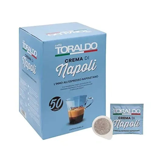 Caffè Toraldo - Crema di Napoli Espresso - ESE Compostable Pod 44 mm - 50 pods