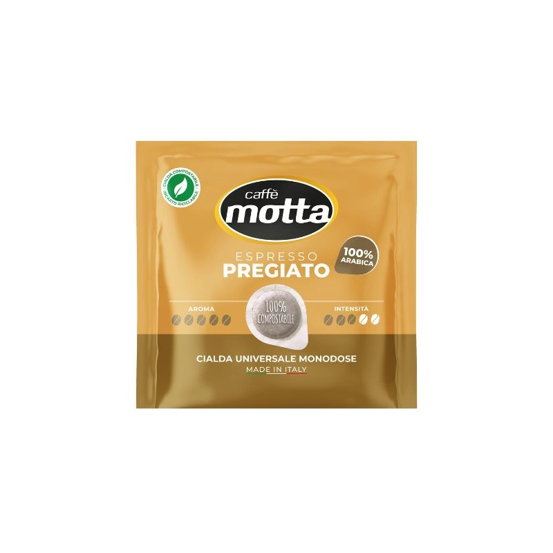 Caffè Motta - Espresso Pregiato - ESE Compostable Pod 44 mm - 50 pods