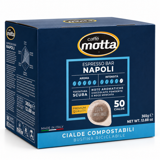 Caffè Motta - Espresso Bar Napoli - ESE Compostable Pod 44 mm - 50 pods