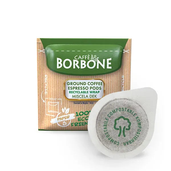 Caffè Borbone - Dek Blend Espresso - ESE Compostable Pod 44 mm - 50 pods*Expire 02/26