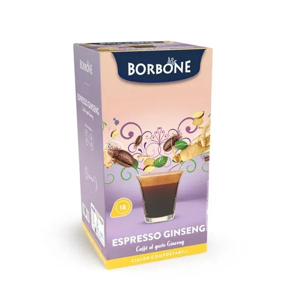 Caffè Borbone - Espresso Ginseng - ESE Compostable Pod 44 mm - 18 pods