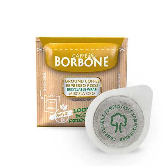 Caffè Borbone - Gold Blend Espresso - ESE Compostable Pod 44 mm - 50 pods*Expire 03/26