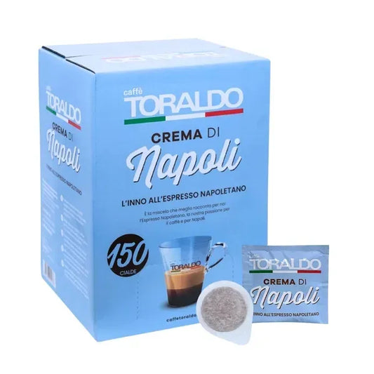 Caffè Toraldo - Crema di Napoli Espresso - ESE Compostable Pod 44 mm - 150 pods