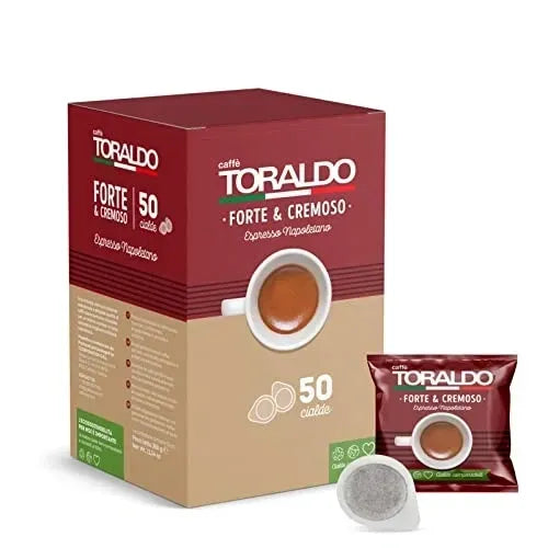 Caffè Toraldo - Forte & Cremoso- ESE Compostable Pod 44 mm - 50 pods