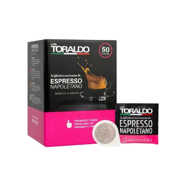 Caffè Toraldo - Miscela Classica Espresso - ESE Compostable Pod 44 mm - 50 pods