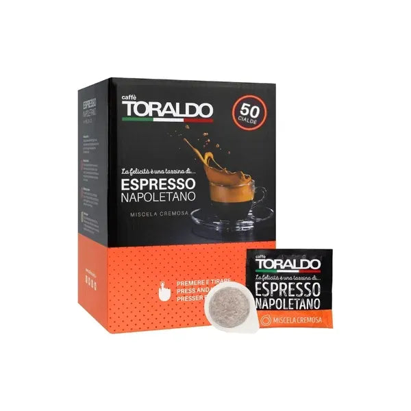 Caffè Toraldo - Miscela Cremosa Espresso - ESE Compostable Pod 44 mm - 50 pods