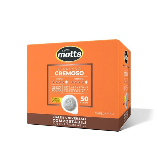 Caffè Motta - Espresso Cremoso - ESE Compostable Pod 44 mm - 50 pods