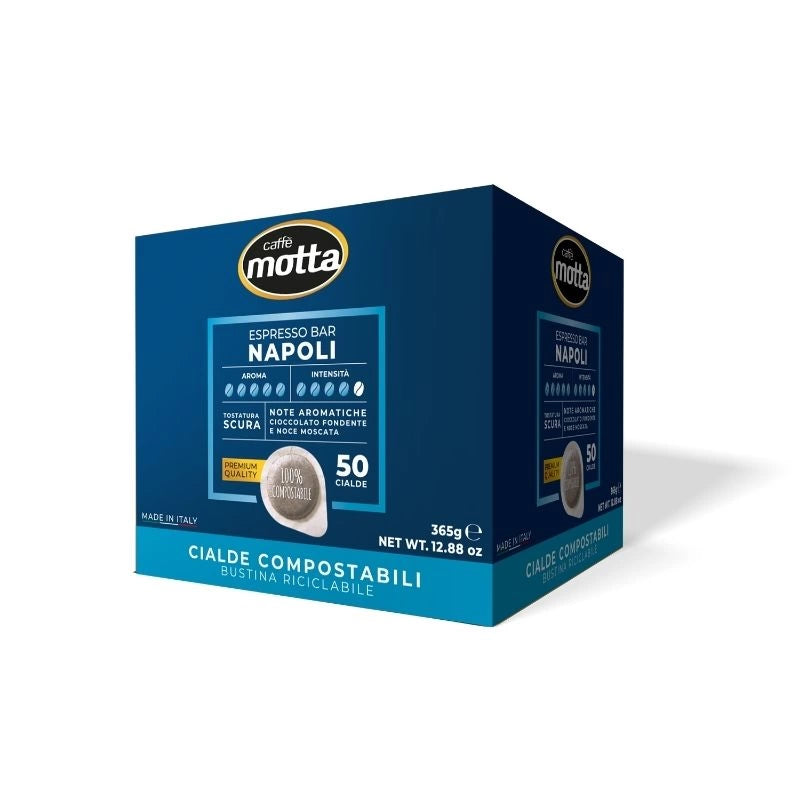Caffè Motta - Espresso Bar Napoli - ESE Compostable Pod 44 mm - 50 pods