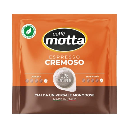 Caffè Motta - Espresso Cremoso - ESE Compostable Pod 44 mm - 50 pods